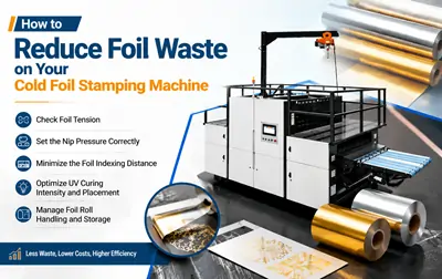 How to Reduce Foil Waste on Your Cold Foil Stamping Machine