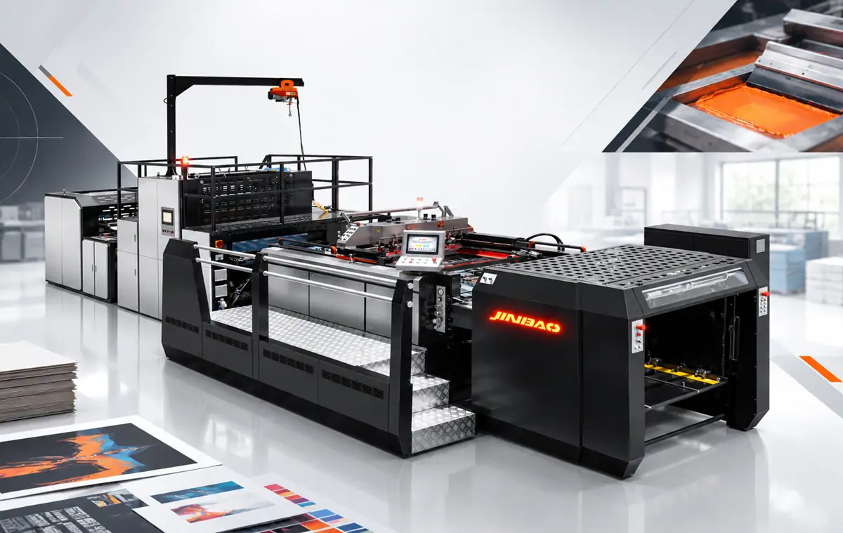 full automatic screen printing machine, industrial sheet screen printer for packaging, decal and label printing